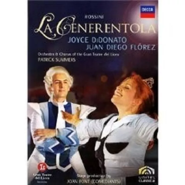 Rossini: La Cenerentola 2 Dvd Juan Diego Florez Neu