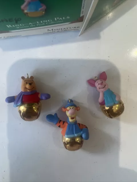 Winnie Pooh & Pals Disney Christmas Hallmark Keepsake Miniatures Ornament NIB