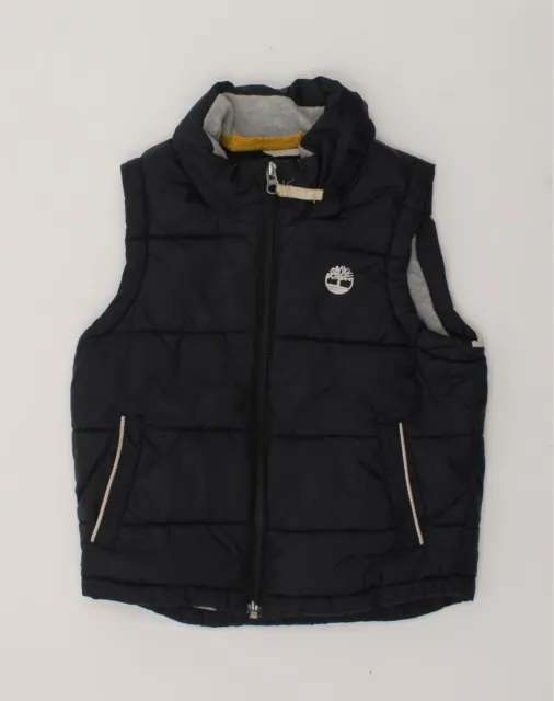 TIMBERLAND Baby Boys Hooded Padded Gilet 18-24 Months Navy Blue Polyester AK66