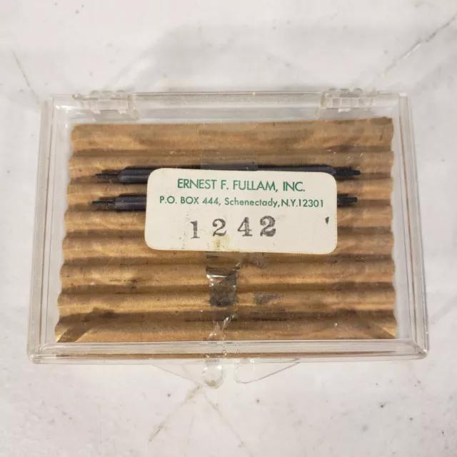 2x Carbon Rods Fullam 1242 Evaporation PVD