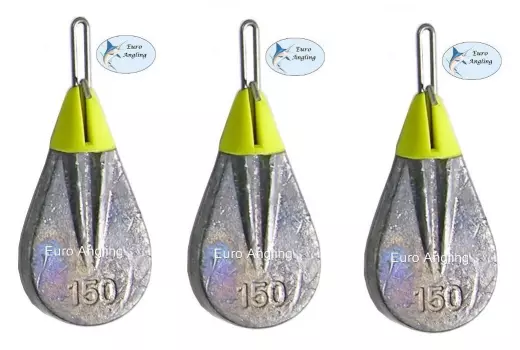 Breakaway Tackle Impact Flatty Lead Weights 150g - Pack of 3