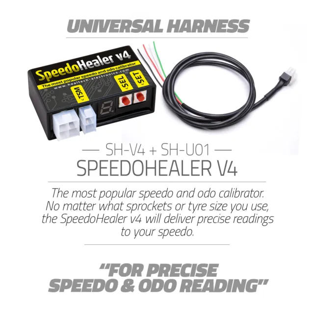 HealTech SpeedoHealer V4 + SH-U01 Universal Harness Kit – Free Express Shipping