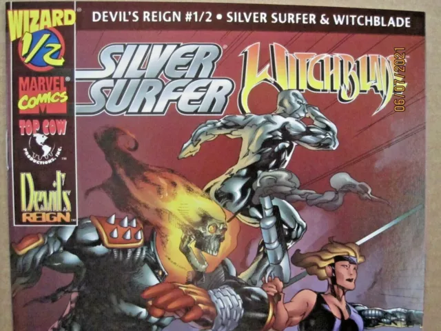 1997 Wizard Top Cow Marvel Comics Silver Surfer/Witchblade 1/2 Adam Mcdaniel Cvr 3