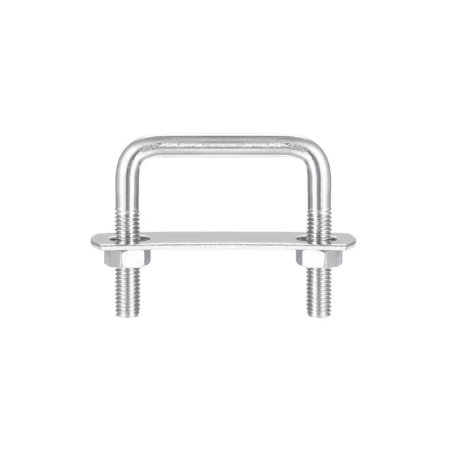 Carré U-Boulon 2 Ensembles 52mm(2.05") Interne Largeur 50mm Long M8 U Pince