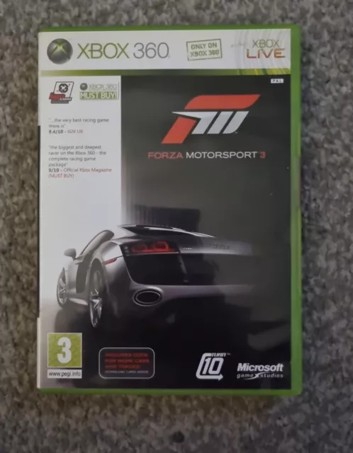 Forza Motorsport 3 (Microsoft Xbox 360) Video Game "Free UK Post"