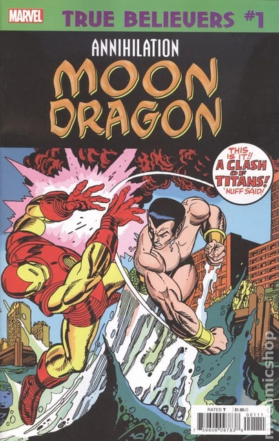 True Believers Annihilation Moondragon #1 NM 2020 Stock Image