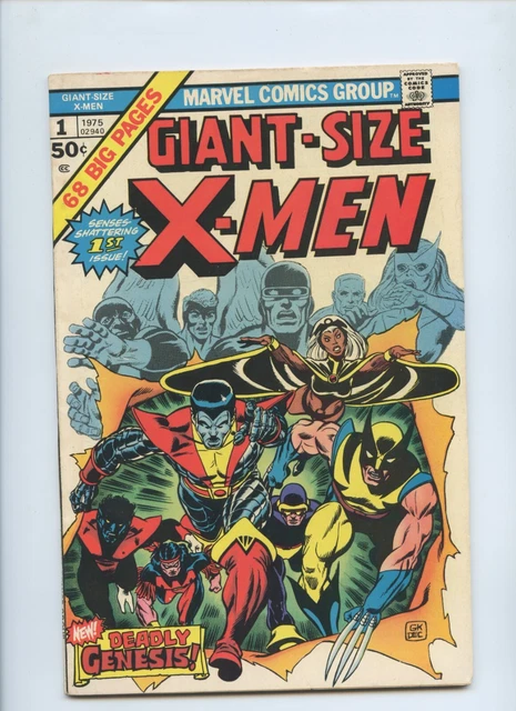 Giant-Size X-Men #1 1975 (VG+ 4.5)(Storm, Nightcrawler, Colossus, Thunderbird)~