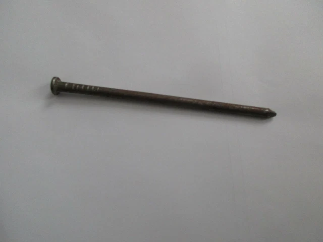 Vintage 6 inch round NAIL Spike - Barn