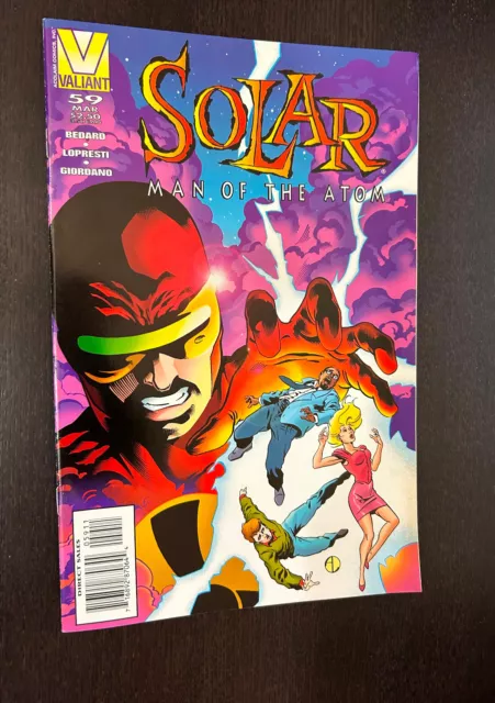 SOLAR MAN OF THE ATOM #59 (Valiant Comics 1996) -- Low Print Run -- FN
