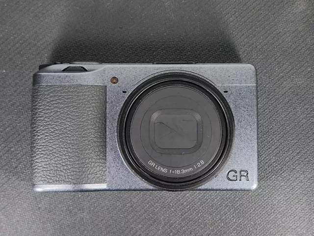 RICOH GR III Street Edition 86723 Digital Camera w/ Black Ring & Extra Battery