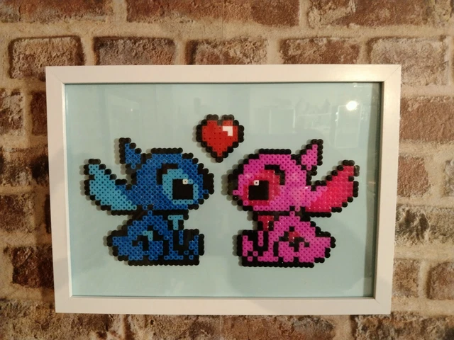 Modèle pour médaillon Pixel - Flamant rose