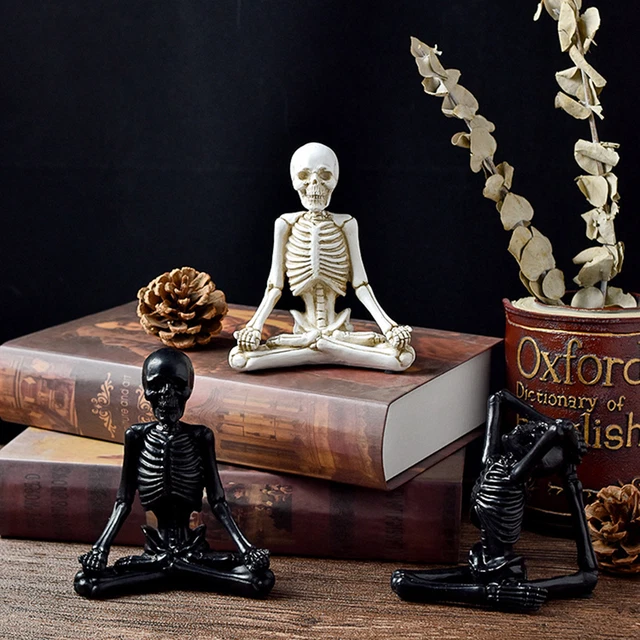 Halloween Skeleton Sculpture Horror Festival Prop Ghost Festival Ornament