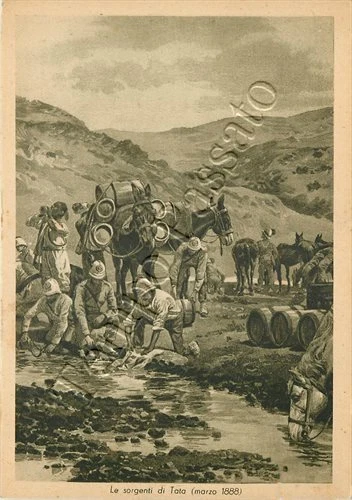 Colonie, Eritrea - Sosta alle sorgenti del fiume