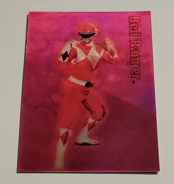 Red Power Ranger Magic 1994 COLLECT-A-CARD POWER Rangers Series 2 Magic Morpher #8 Jason Red ...