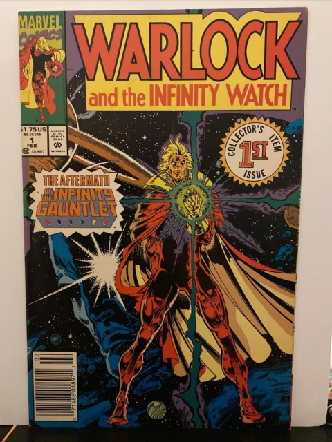 Warlock and the Infinity Watch #1 (Feb 1992) Newsstand Cover