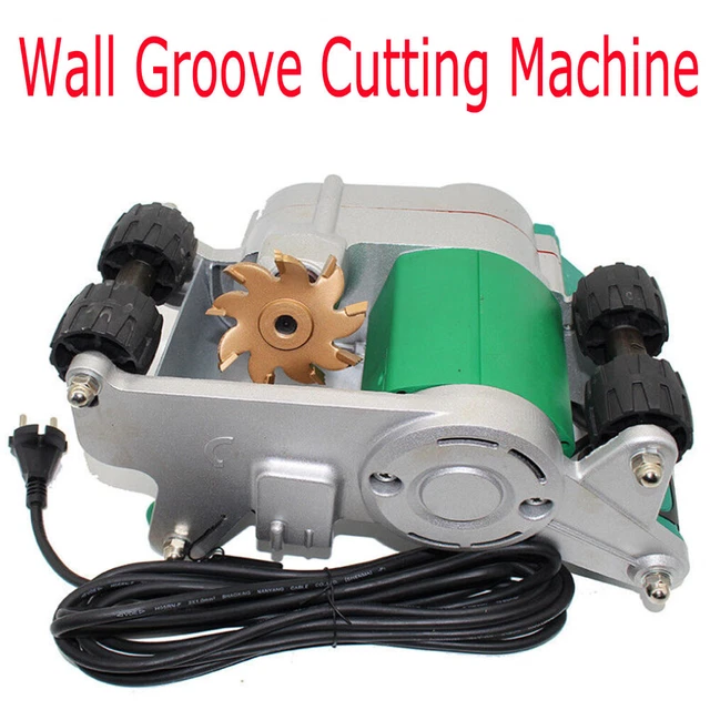 220V Electric Wall Chaser Machine Concrete Cutter Notcher Groove Cutting Machine
