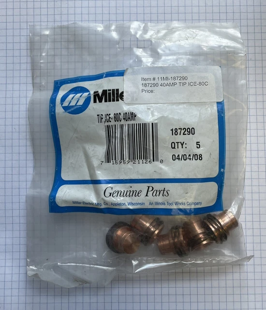 Miller Electric - 187290 - Tip 40 amp for ICE-80C