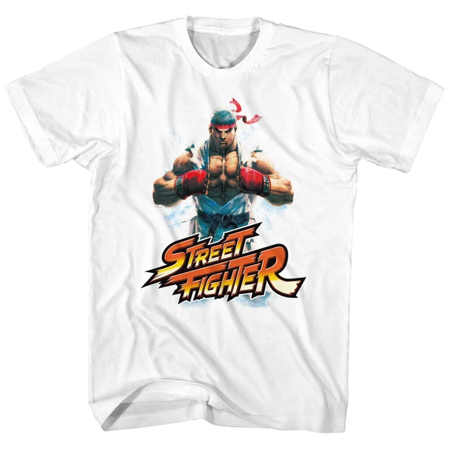 Street Fighter Video Gioco Ryu Martellare Pugno Pronta Da Rumble Uomo T Shirt