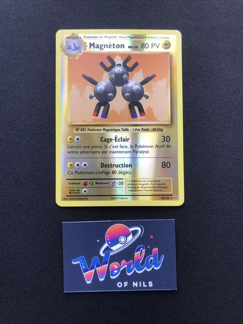 Pokemon Card Magneton 38/108 Reverse Evolutions XY New VF