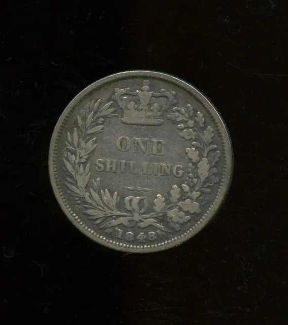 1848 Great Britain Shilling Silver  2-236