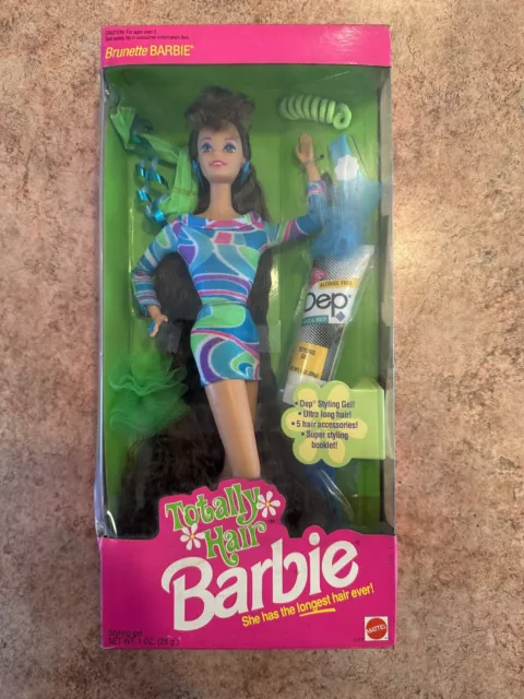 Mattel Barbie Totally Hair Brunette medium Barbie Doll