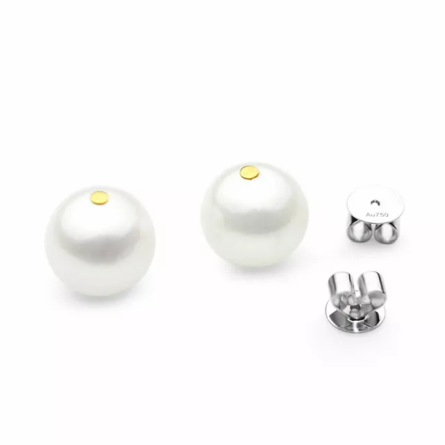 Pacific Pearls® Pendientes de perlas blancas de agua dulce de 10 mm Regalos...