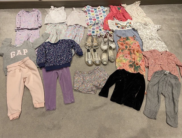 Huge Baby Girls Clothing Bundle Age 2-3 Years Show Size 8