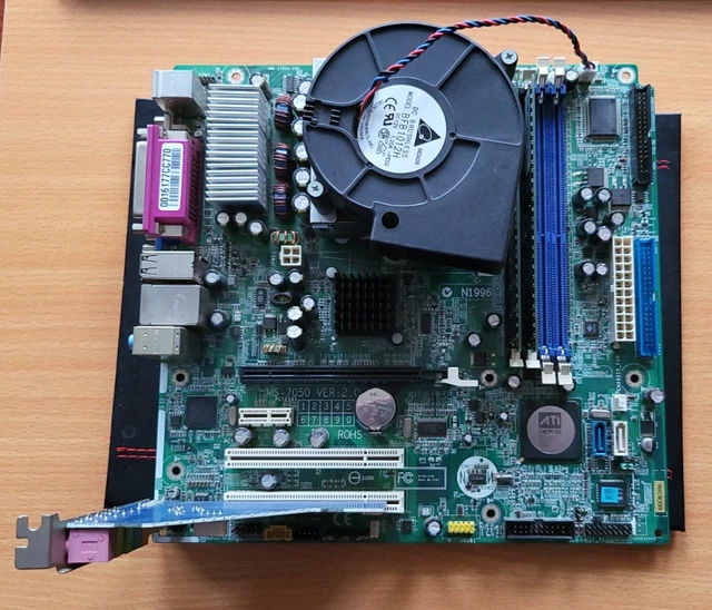 HP N1996 MS-7050 Ver 2 Motherboard AMD Athlon 64 3000+ CPU Cooler RAM ...