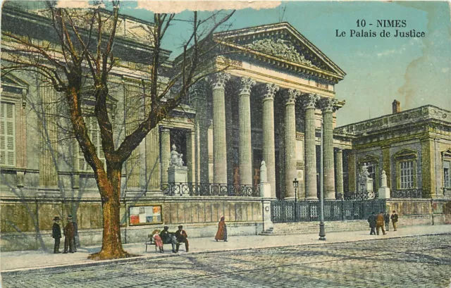 30  NIMES  LE PALAIS DE JUSTICE  Les imprimeurs d'art Marseille  10