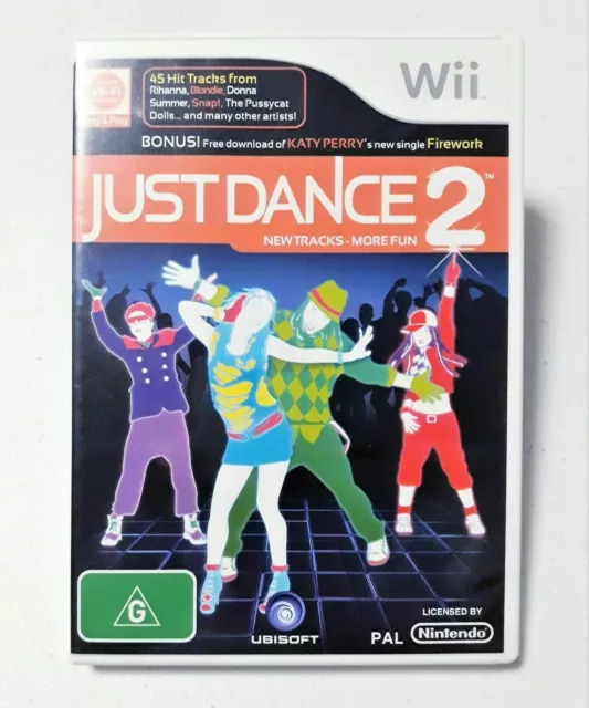 Mint Disc Nintendo Wii Just Dance 2 II - Complete Wii U Comp. - Inc Manual