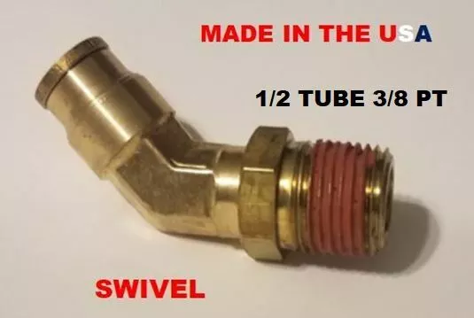 Invoice for 2-BRASS FITTINGS QUICK CONNECT 45 defree 1/2 X 3/8 NPT elbow