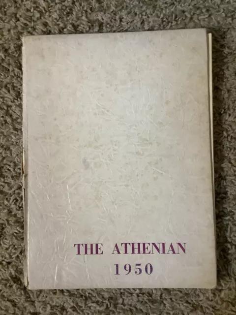 1950 Athens High School Yearbook Annual Athens Michigan MI Mich - Athenian