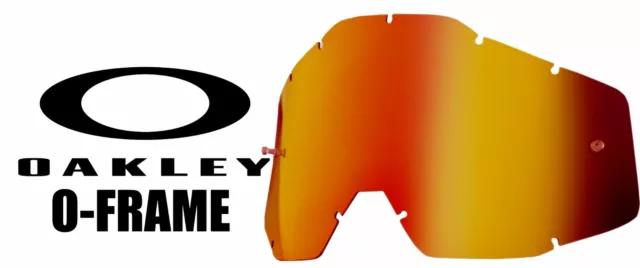 Goggle Shop Chrom Spiegel Inferno Ersatzobjektiv Oakley O Rahmen 2000 Motocross