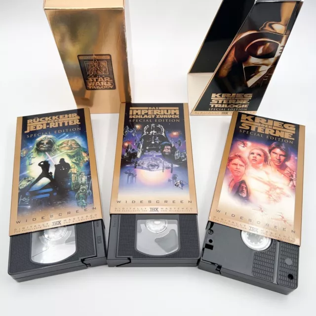 Star Wars 3x VHS-Kassette - Krieg der Sterne - Trilogie Special Edition