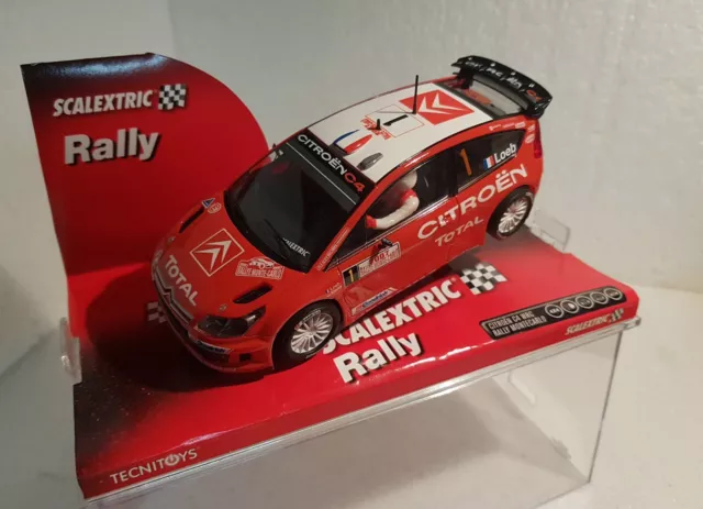 6256 Scalextric Citroen C4 Wrc Loeb #1 R Montecarlo 2007