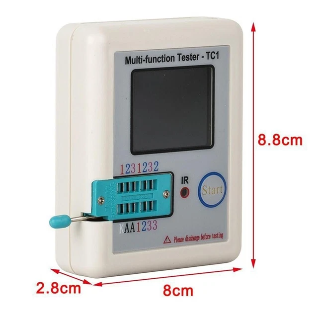 Testeur Numérique Tension/courant/alimentation DC - Écran Couleur 0.96" - Pour Interfaces DC5.5x2.5/2.1mm - Mesures 4-30V, 0-12A