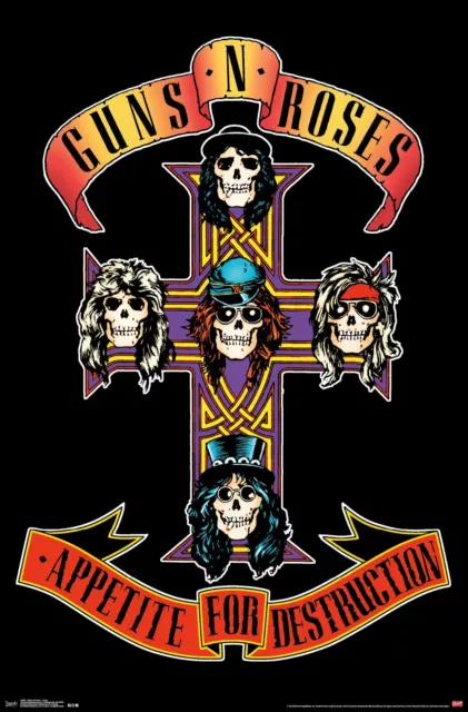 Guns N' Roses - Cross Poster