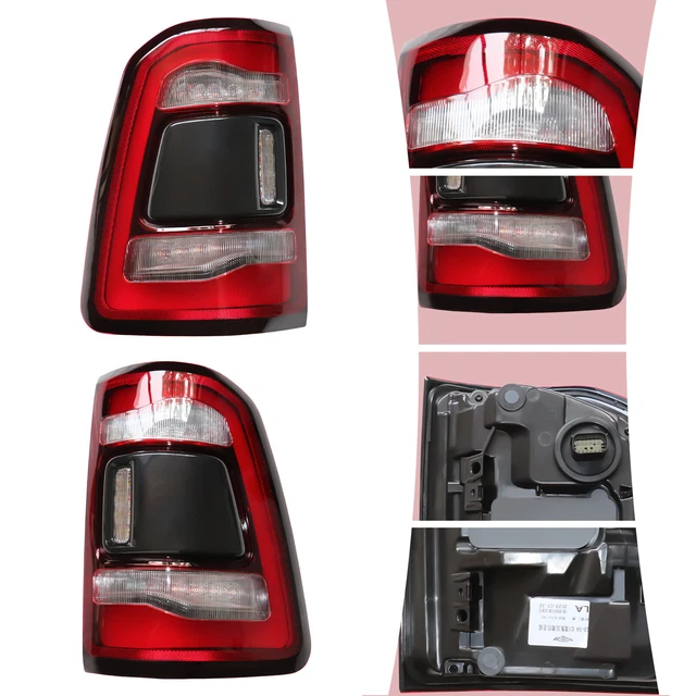 1 PC LED Left/Right Tail Light for Dodge Ram 2500 3500 2019-2023 Rear Light Tail Lamp Driving Reverse Brake Turn Signal Lamp - 34