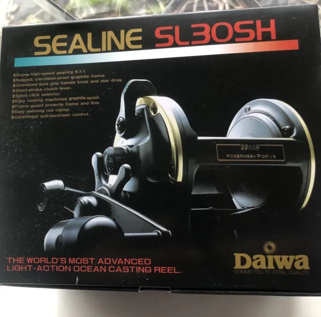 DAIWA SEALINE SL-H 6.1:1 Ocean Casting Reel M. Light Action, Right Hand -  SL30SH £105.45 - PicClick UK