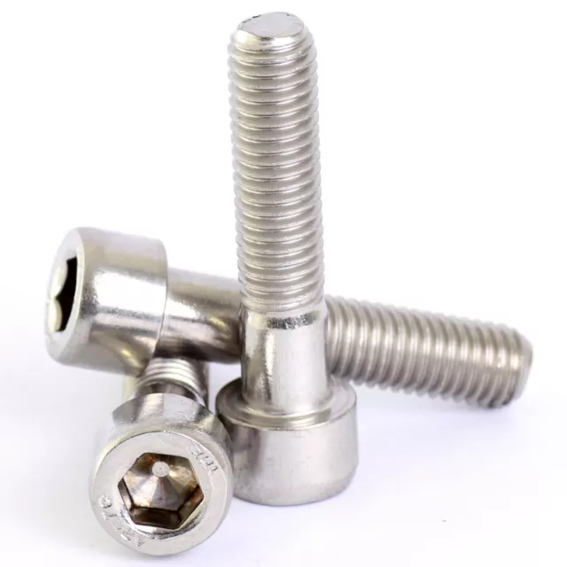 8mm M8 A2 STAINLESS STEEL ALLEN BOLT SOCKET CAP SCREW HEX HEAD ALLEN KEY DIN 912