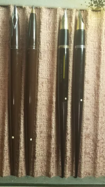 Vintage Sheaffer's Desk Set Fountain Pens Three Sets, One Single!!!!