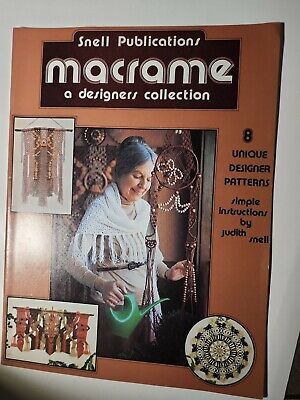 Libro de artesanía Macramé A Designers Collection 1976 vintage