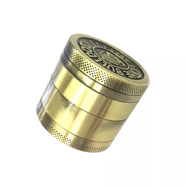 Premium 40MM Golden Smoking Herb Grinder 3 Layer Gold Zinc Alloy Metal  Tobacco Herbal Spice Crusher Muller From Bloomingsky, $2.27