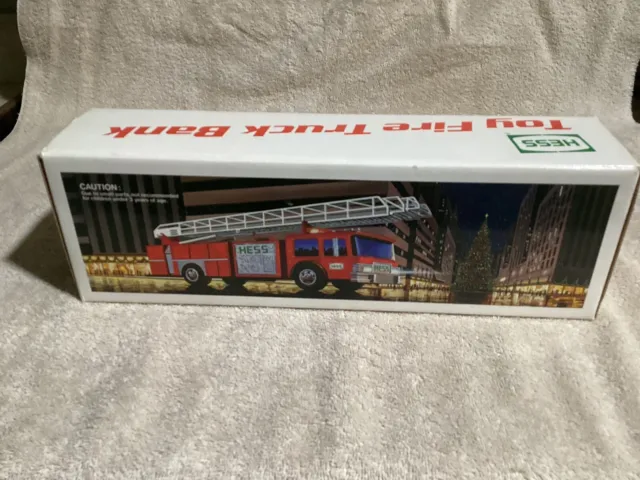 1986 Hess Fire Truck Bank