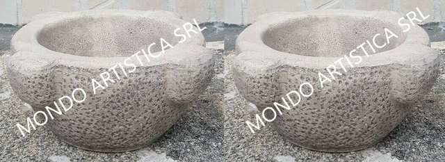 Newgarden Fioriera Decorativa Rotonda Ortensie Per Interni Ed Esterni - Foto 4