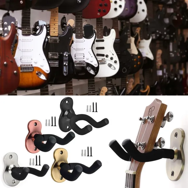 Cintres muraux de guitare Cintre électrique Cintre Ukulélé Wall Mount Hook  Cintre de basse