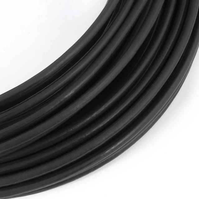 NOIR CÂBLES GAINE PVC GALVANISÉ acier enrobe revetu toron corde filin zingué 3