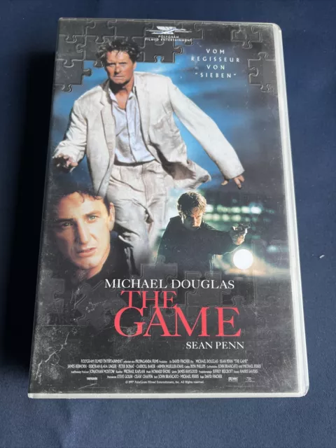 The Game - Michael Douglas & Sean Penn - VHS Video Kassette Zustand Gut @871