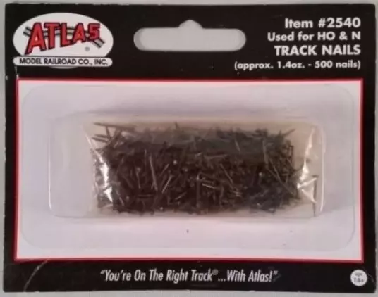 500 Track Nails Ho N Scale Atlas 2540 Train Tracks Layout