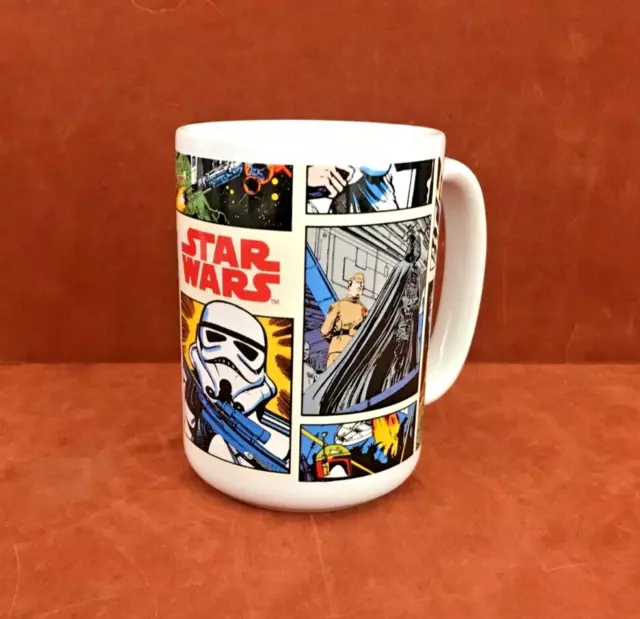 STAR WARS Galerie Cartoon Comic Strip White Ceramic Coffee Tea Mug